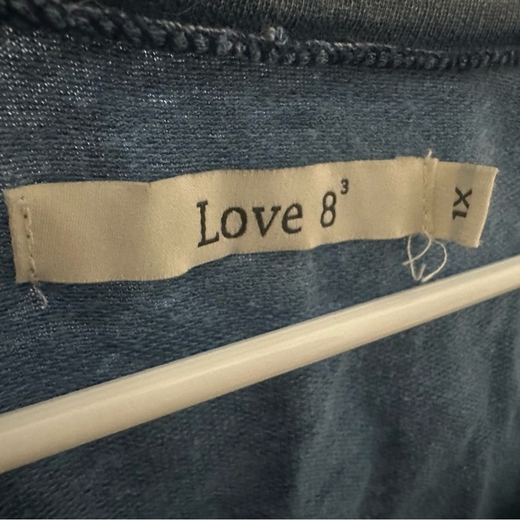 Love 8 Women's Blue Top - Picture 4 of 4